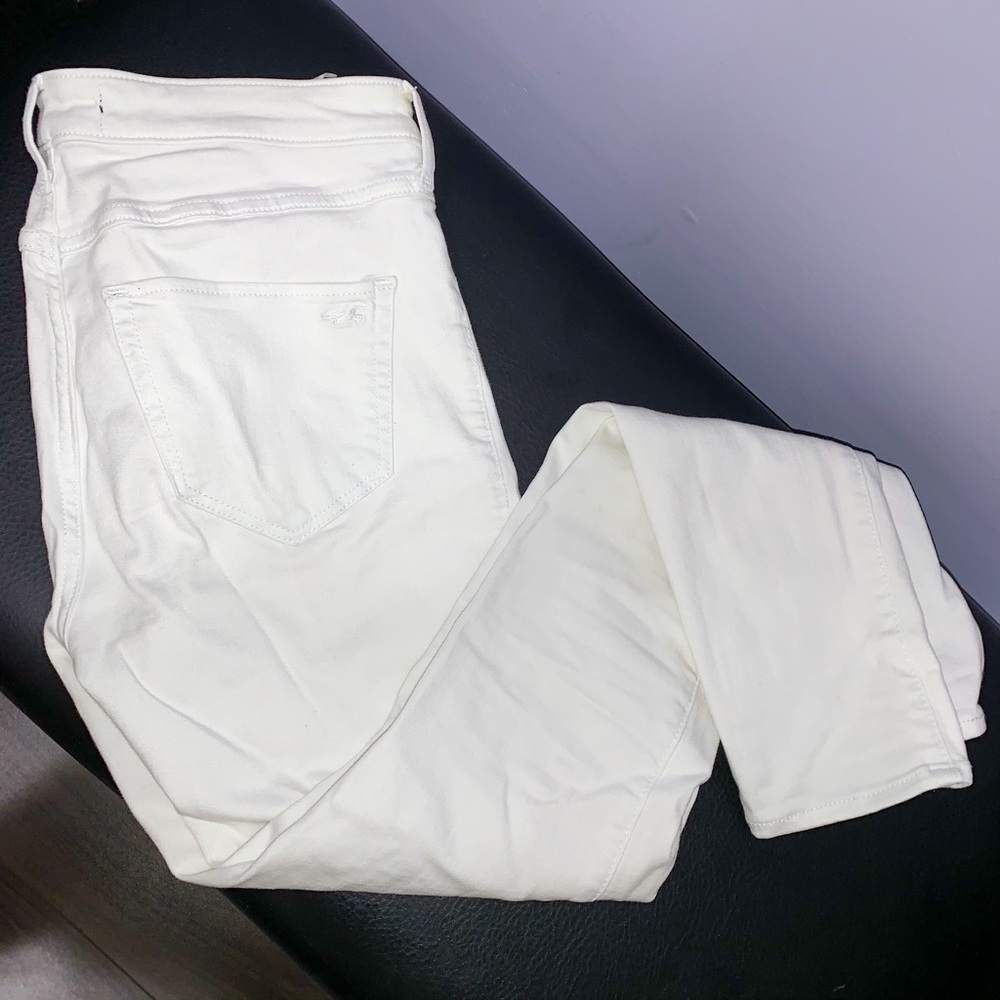 🤍HOLLISTER WHITE JEANS🤍